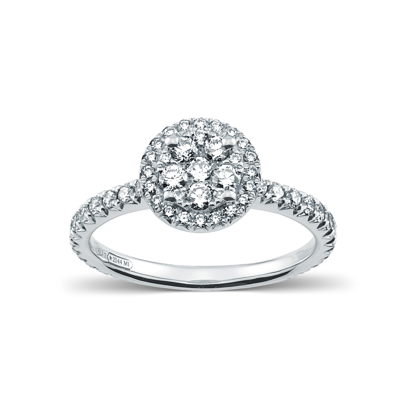 Devous Ring with Diamonds