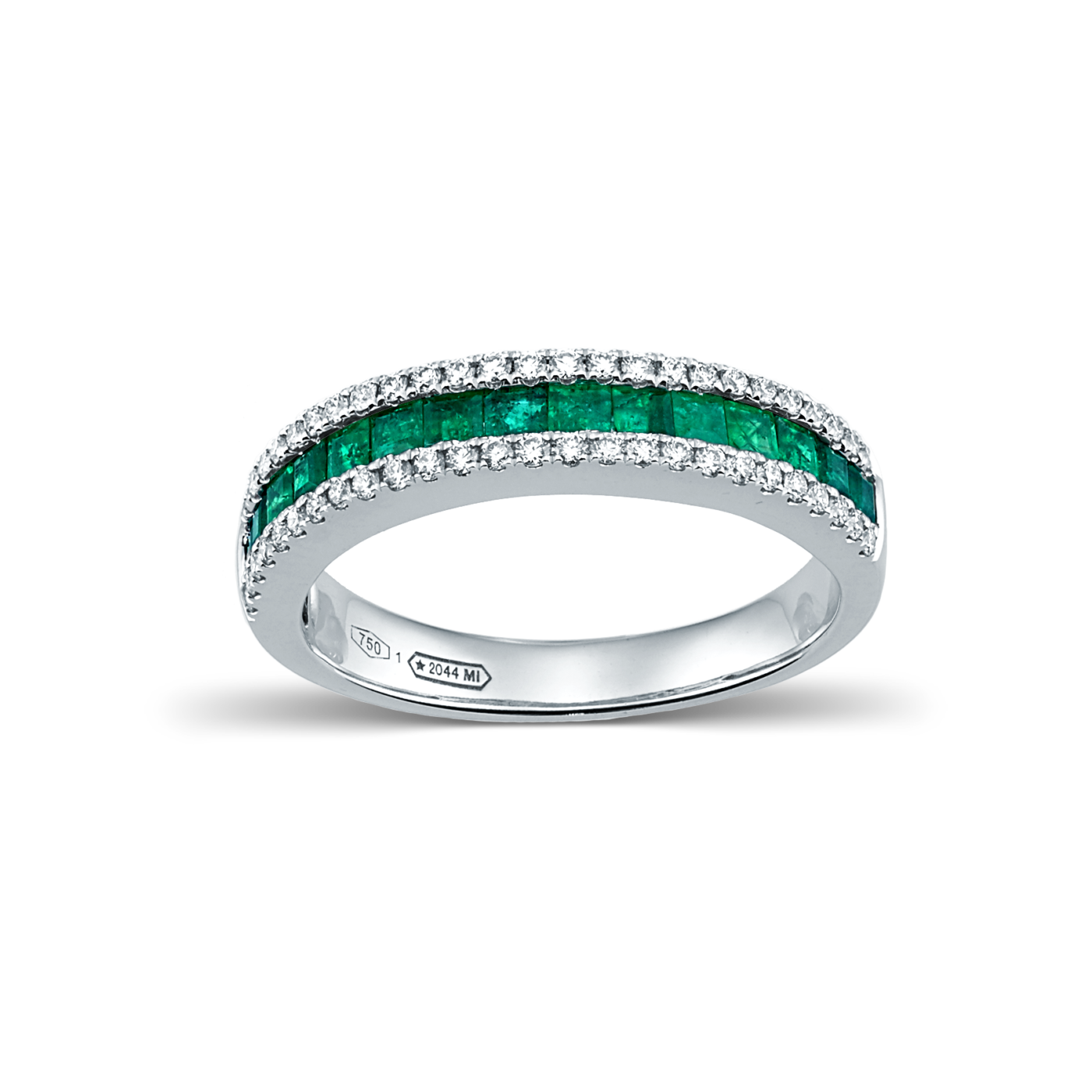 Devous Emeralds and Diamonds Ring