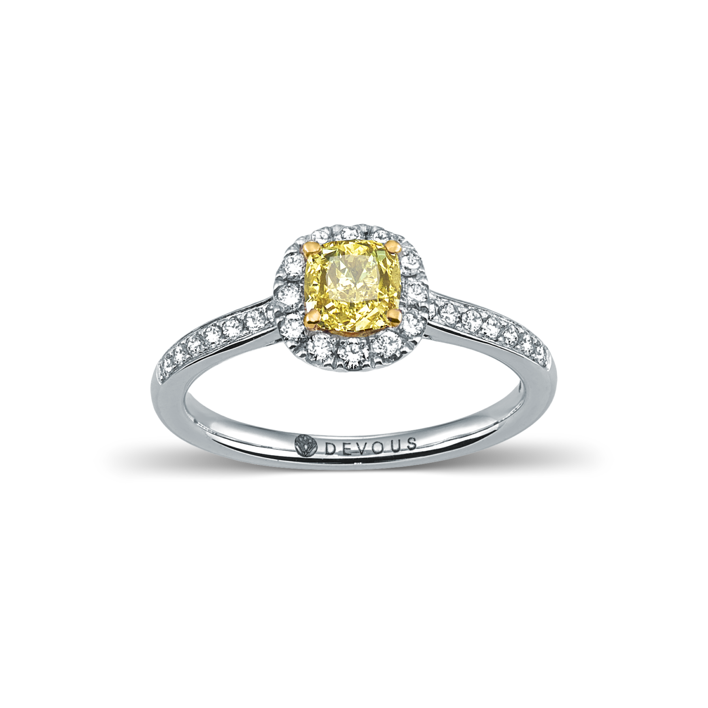 Devous Fancy Yellow Diamond Ring